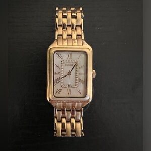 Gold Fossil Raquel Watch